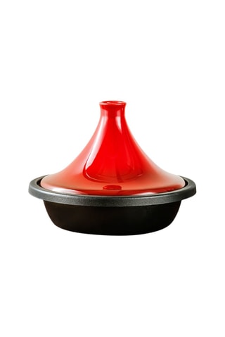 Geëmailleerd Gietijzeren Tajijne met Keramisch Deksel - 27 cm - 2 l