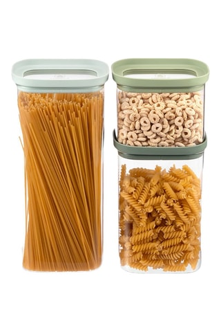 3 barattoli salvafreschezza in vetro borosilicato - 600/1300/2000 ml