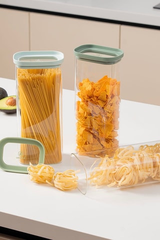 3 barattoli salvafreschezza in vetro borosilicato - 3 x 2000 ml