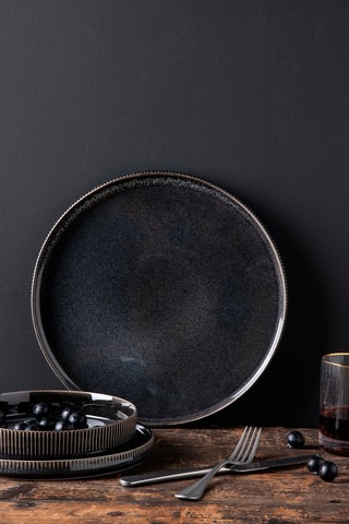 Servizio in grès - Carbone - 18 pezzi