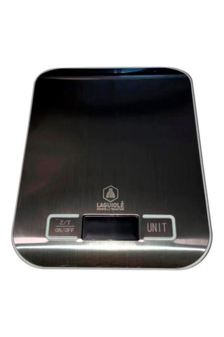 Elektronische Keukenweegschaal van Roestvrij Staal - 
Tot 5 kg.