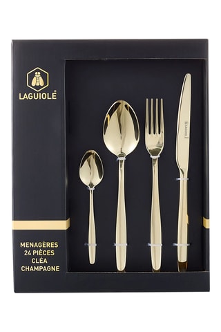 Servizio di posate in acciaio inossidabile Clea - 24 pezzi