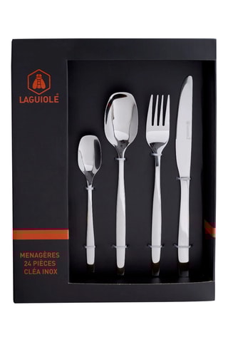 Servizio di posate in acciaio inossidabile Elora - 24 pezzi