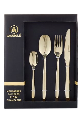 Servizio di posate in acciaio inossidabile Elora - 24 pezzi