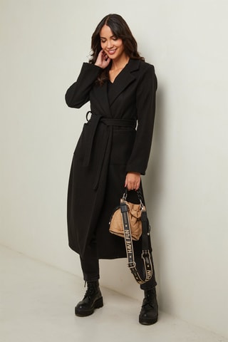 Abrigo largo - Negro