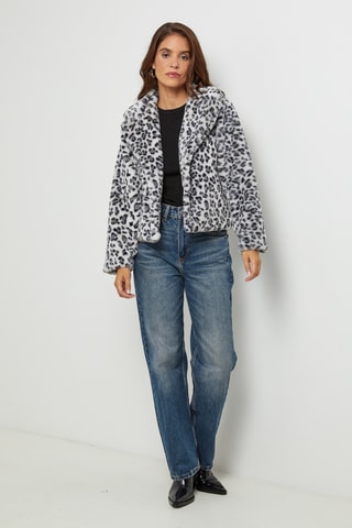 Chaqueta - Blanco y gris