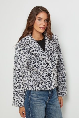 Chaqueta - Blanco y gris