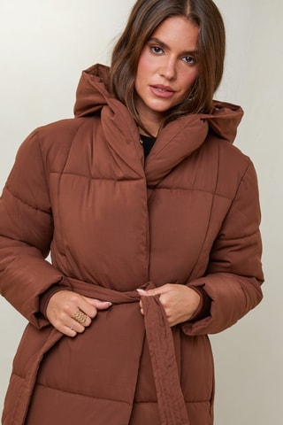 Anorak con capucha - Chocolate