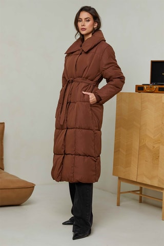 Anorak largo - Marrón