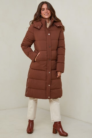 Anorak largo - Marrón