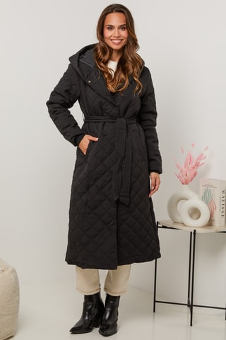 Anorak largo - Negro