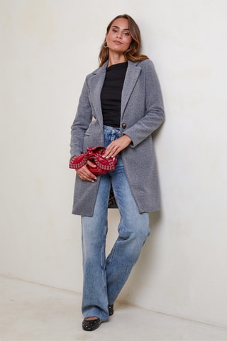 Abrigo - Gris oscuro jaspeado