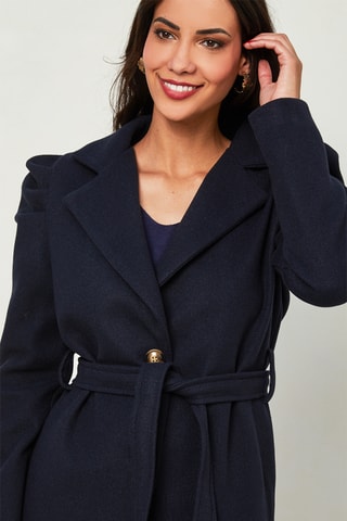 Abrigo - azul marino