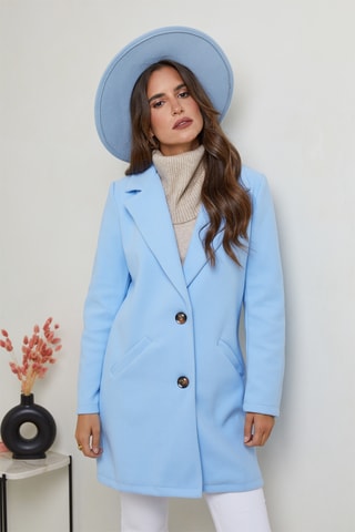 Abrigo - Celeste