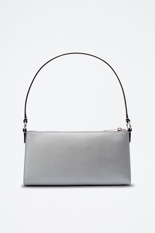 Sac à main en cuir - Argenté