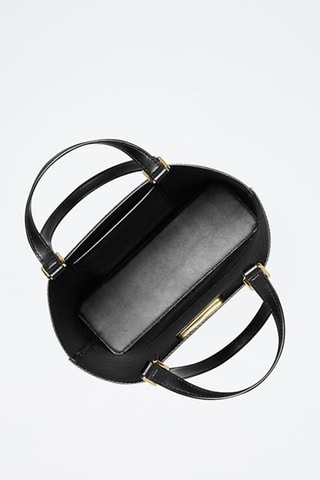 Sac porté épaule en cuir - Noir