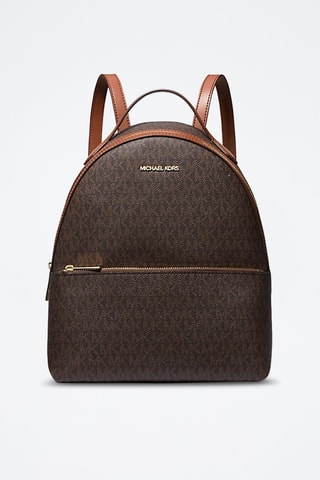 Sac à dos en cuir - Marron foncé