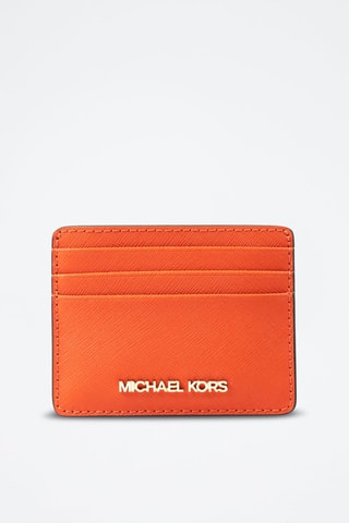 Porte-cartes en cuir - Orange