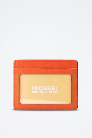 Porte-cartes en cuir - Orange