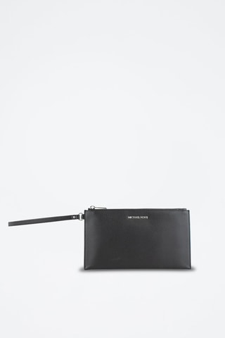 Pochette en cuir - Noir
