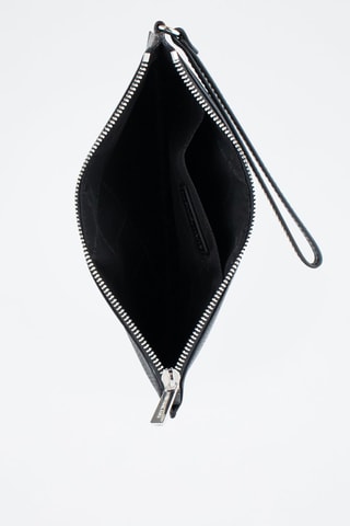 Pochette en cuir - Noir