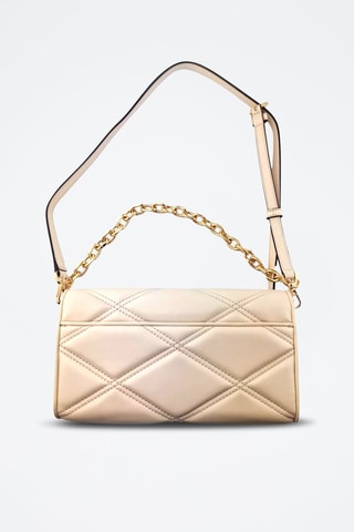 Sac porté épaule en cuir - Beige