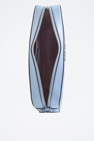 Sac porté épaule en cuir - Bleu