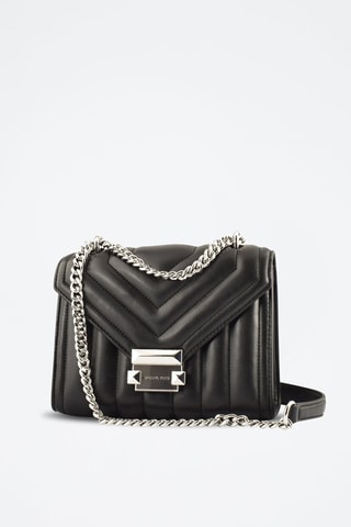 Sac bandoulière en cuir - Noir