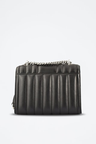 Sac bandoulière en cuir - Noir