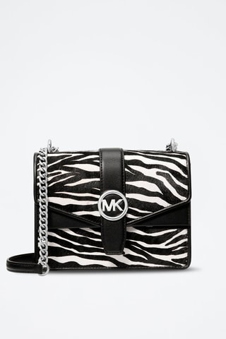 Sac bandoulière en cuir - Noir