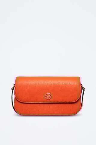 Sac bandoulière en cuir - Orange