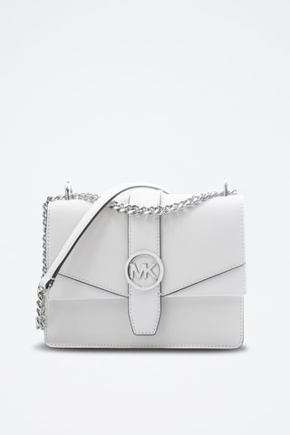 Sac bandoulière en cuir - Blanc