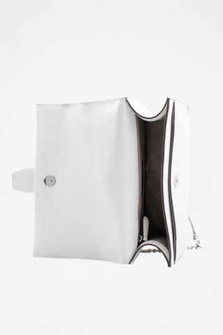 Sac bandoulière en cuir - Blanc