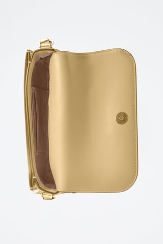 Sac bandoulière en cuir - Doré