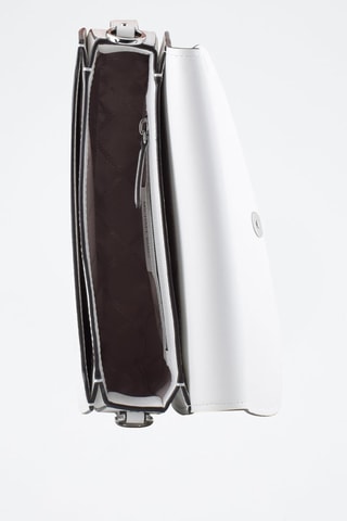 Sac bandoulière en cuir - Blanc