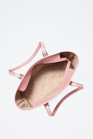 Cabas en cuir - Rose poudré