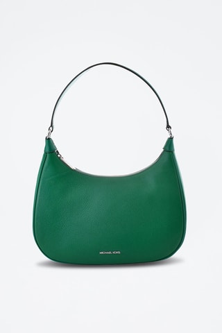 Sac porté épaule en cuir  Vert