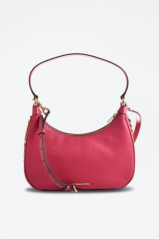 Sac porté épaule en cuir Rose