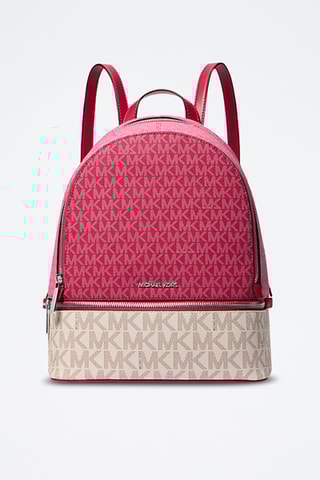 Sac à dos en cuir - Rose