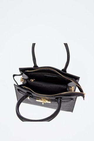 Borsa a mano in pelle Banari - Nero