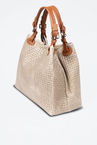 Sac à main en cuir Gris