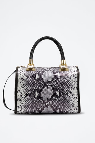 Borsa a mano in pelle Catena - Grigio