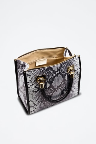 Borsa a mano in pelle Catena - Grigio