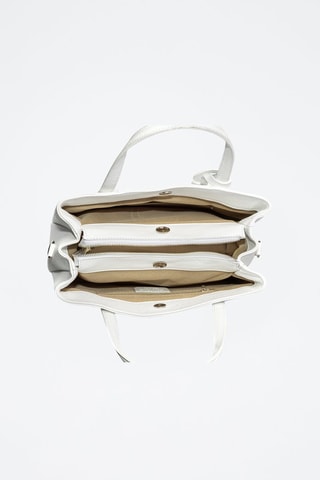 Borsa a mano in pelle - 
Bianco