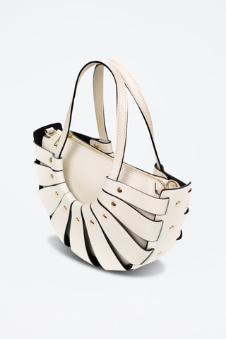 Borsa a mano in pelle - Bianco