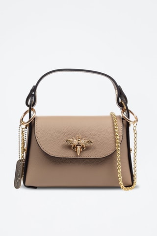Borsa a mano in pelle - Beige