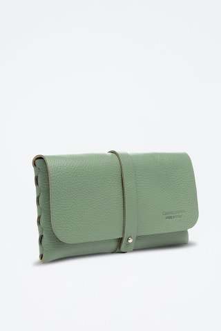 Pochette in pelle - Salvia