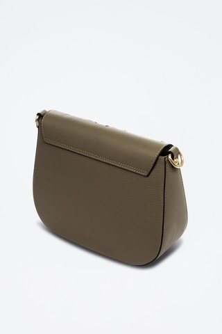 Borsa a spalla in pelle Ari - Kaki