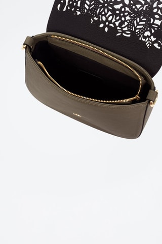 Borsa a spalla in pelle Ari - Kaki