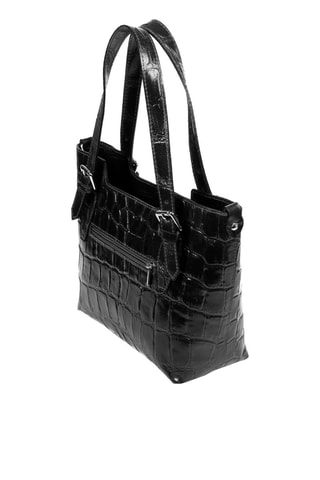 Borsa a spalla in pelle - Nero